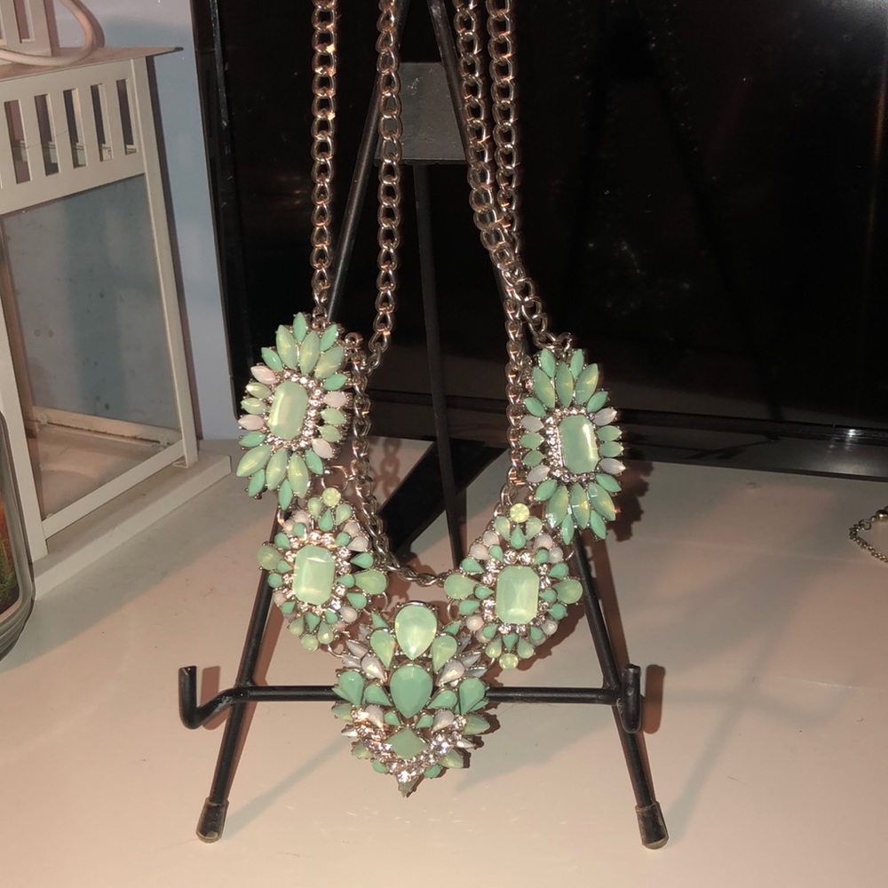 Aqua Statement Necklace